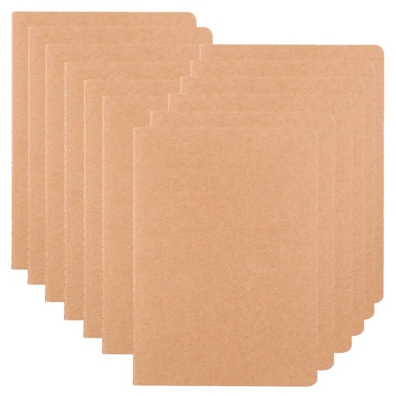 XYark 12 Pack Notebook Journals for Travelers, Students and Office, Writing Diary Subject Notebooks Planner with Lined Paper, College Ruled, 60 Pages, 30 Sheets, 8.3x5.5 inch, A5 Size, Travel Journal Set - Image 1